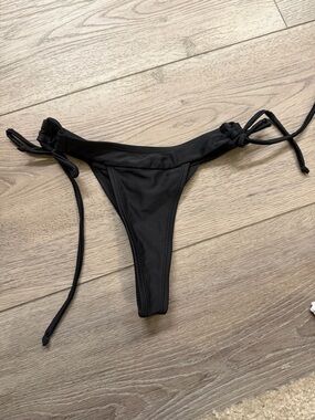 BOUTINE LA Classic Black Tie-Side Bikini Bottom